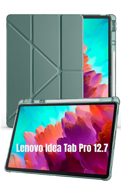 İncisoft حافظة متوافقة مع Lenovo Idea Tab Pro مقاس 12.7 بوصة TB373FU، غطاء ذكي مع حامل ووضع النوم مع حجرة للقلم