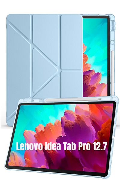 İncisoft حافظة متوافقة مع Lenovo Idea Tab Pro مقاس 12.7 بوصة TB373FU، غطاء ذكي مع حامل ووضع النوم مع حجرة للقلم