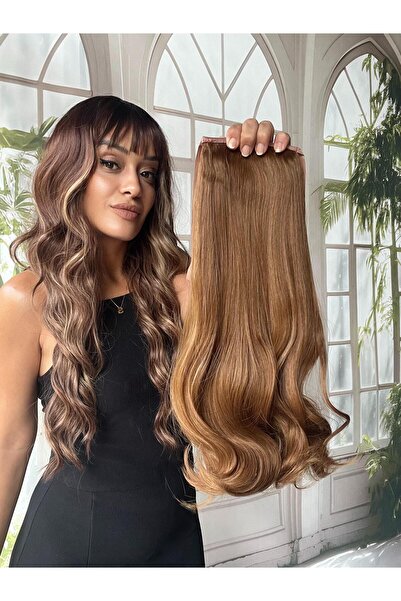 Suzan Peruk Bağcıklı At Kuyruğu Gerçek Saç Dokulu- Yandan dolamalı Takması ço...