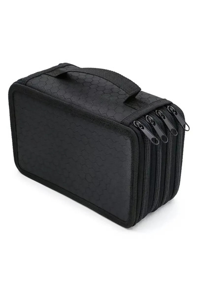 Choice حقيبة أقلام رصاص متعددة الوظائف بسعة كبيرة محمولة من بلاك 72 هولز، 72 ...