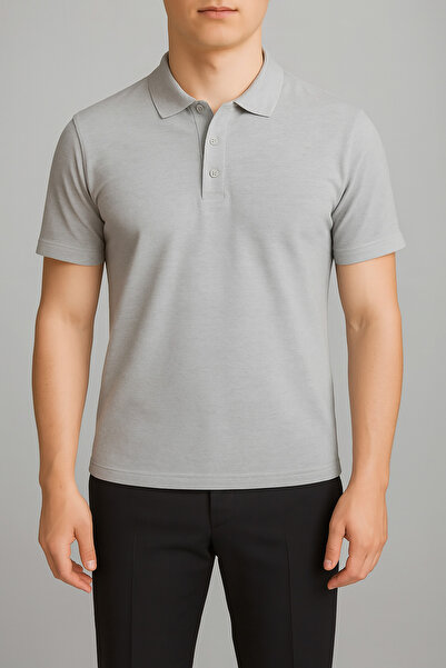 nacar çarşı Unisex γκρι κοντομάνικο μπλουζάκι πόλο με λαιμόκοψη Lacoste – Κατ...