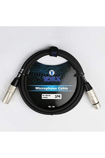 Yorx كابل ميكروفون MP-280 - 3 متر XLR ذكر إلى أنثى