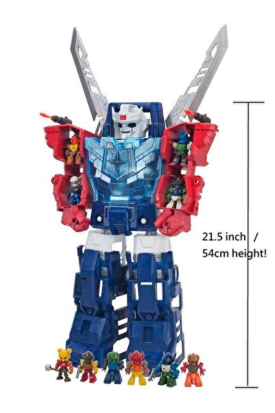PopŞeker Exobot Mega Morph Taşıyıcı Robot 54cm – 32 Parça ile Savaş Başlasın!
