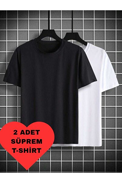 FİTGO Women's 2-Piece Crew Neck T-Shirt