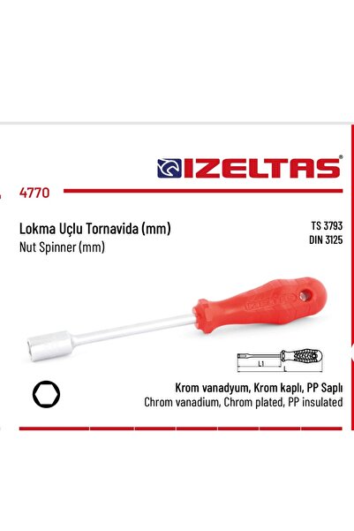 İzeltaş Lokma tornavida 7mm