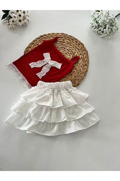 TREND NATURAL Baby Girl Layered Ruffle Skirt Colorful Badies Pink Yellow Red Fuchsia