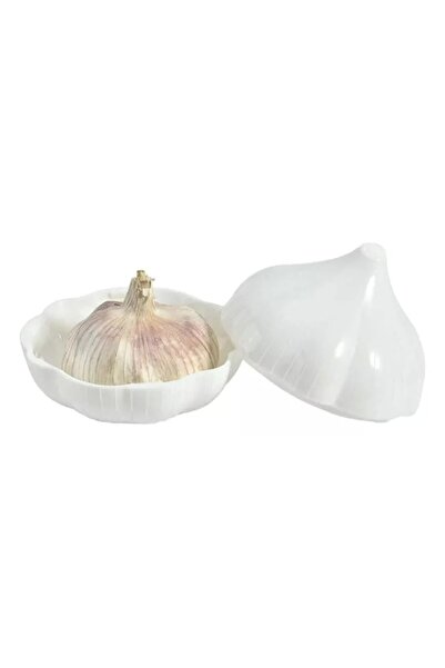 Flippy Food Container, Flippy, Garlic Model, Plastic, 9 x 9 x 9 cm, 350 ml, White