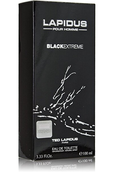 Ted Lapidus Black Extreme Eau de Toilette Spray for Men, 3.4 Oz