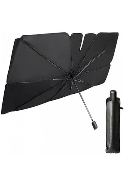 Generic Foldable Car Windshield Sunshade Umbrella – Front Window Sun Shade with UV Protection