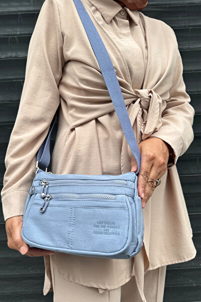 Just Polo Imported Kılinkır Fabric Shoulder Bag Mail Bag