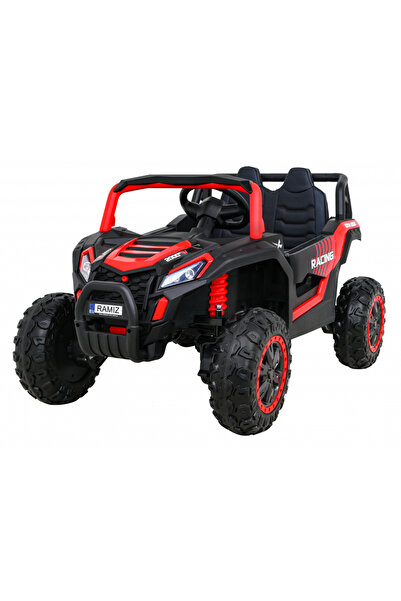 Ramiz Masinuta electrica pentru copii UTV 2000M Racing Red, cu 4 motoare de 45W, baterie 12V10A, telecoman