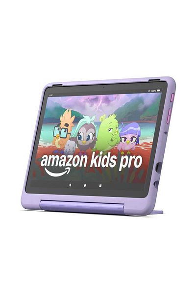 Amazon جهاز Fire HD 10 Kids Pro | للأعمار من 6 إلى 12 عامًا | 10.1 بوصة | سعة تخزين 32 جيجابايت | الجيل الثالث عشر