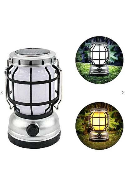 divendi-ro Andowl Q LED1990 portable retro solar lantern - Silver