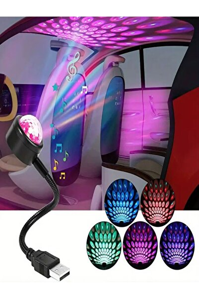 Özasya AVM Mini Disco Led USB 18cm 9 Modlu Müziğe Duyarlı
