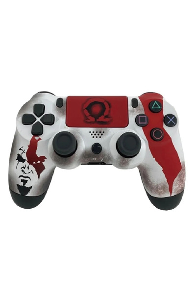 Dobe PS4-PC-Android BOX-Android-IOS Telefon Tablet Uyumlu God Of War Temalı Titreşim Bluetooth Oyun Kolu