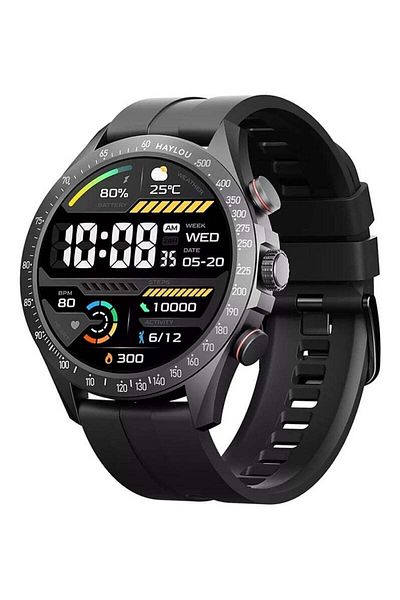 Haylou 300 mAh Solar Pro Smartwatch 1.43 inch Amoled HD Display 105 Sport Modes Heart Rate Monitorin