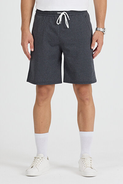 pandy Βασικό σορτς με διπλή ρίγα Fit Kalıp Unisex