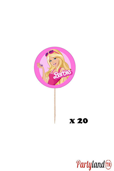 Barbie Partylandtr 20 Adet Cupcake Sunum Kürdanı