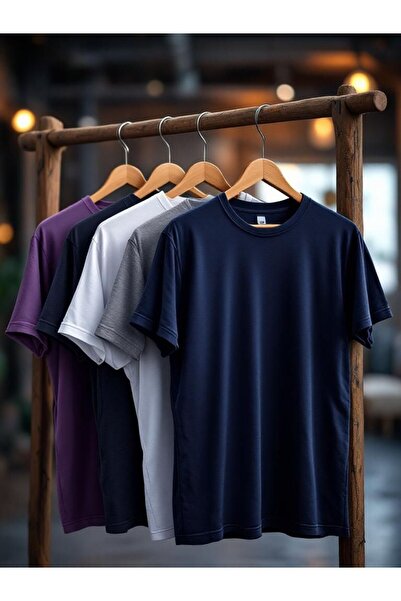 FUNSTYLE Tricou obișnuit din 5 piese pentru bărbați