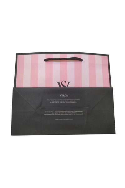 Victoria's Secret Shopping Bag Medium - New Pink Striped Model