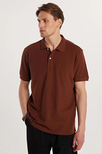 Tudors Men's 5-Pack Grey-Navy-White-Brown-Stone Regular Fit Cotton Plain Pique Polo Neck T-Shirt