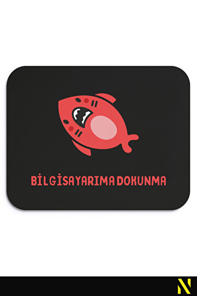 nilizma Χαριτωμένο Mouse Pad Shark - 23 cm x 19 cm - Αντιολισθητική βάση για χρήση στο σπίτι και στο γραφείο