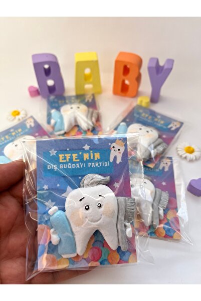 Mshouse Bebek Hediyelik Diş magneti Diş Buğdayı Diş Hediği (10 Adet)