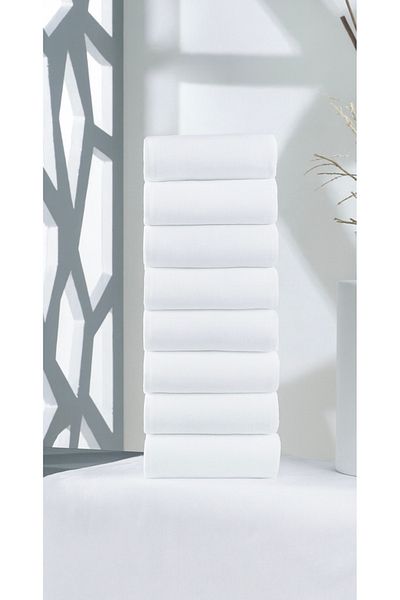 SHAL HOME 100% Cotton 10-Piece 30X50Cm Towel Set