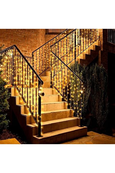 divendi-ro Corp de iluminat feston, 240 LED-uri, IP44, 6x1m, 6x1m, Alb cald/A...