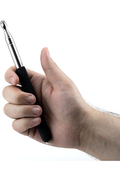 teknom Teleskopik öğretmen çubuğu işaret çubuğu parmak odaklanma çubuğu siyah...