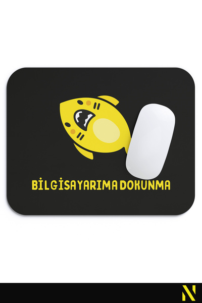 nilizma Χαριτωμένο Mouse Pad Shark - 23 cm x 19 cm - Αντιολισθητική βάση για χρήση στο σπίτι και στο γραφείο