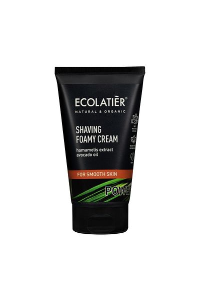 ECOLATIER Cremă spumoasă pentru ras puternic, pentru o piele netedă, 150 ml