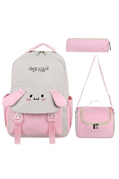 change time School Bag 1St Class Including Lunch and Pen Holder Width: 30cm Length: 40cm Bottom: 18cm