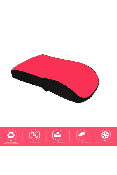 Spider Plus ARC-1011 Memory Foam Armrest Cushion – Universal Fit, Ergonomic, Soft Maroon