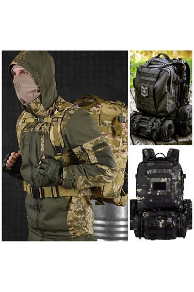Lion camo Rucsac 65L MOLLE FUNCTIONAL TACTICAL BAGS outdoor