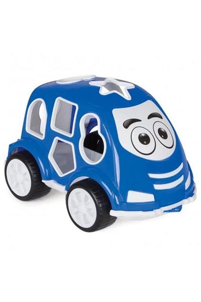 JollyMag Pilsan Car Blue Shape Sorter Toy