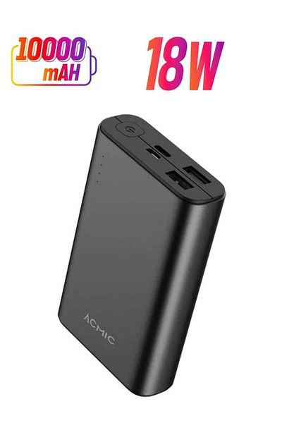 Generic بنك طاقة ACMIC Power Core صغير محمول بسعة 10000 مللي أمبير في الساعة مع خاصية الشحن السريع