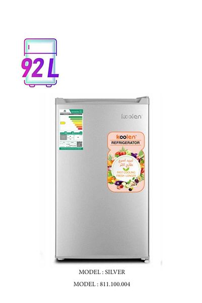 Koolen Single Door Refrigerator 3.2 Cubic Feet 92 Liters