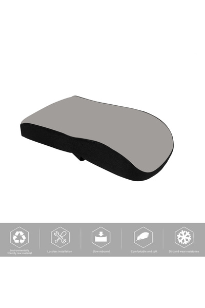 Spider Plus ARC-1011 Memory Foam Armrest Cushion – Universal Fit, Ergonomic, Soft Grey