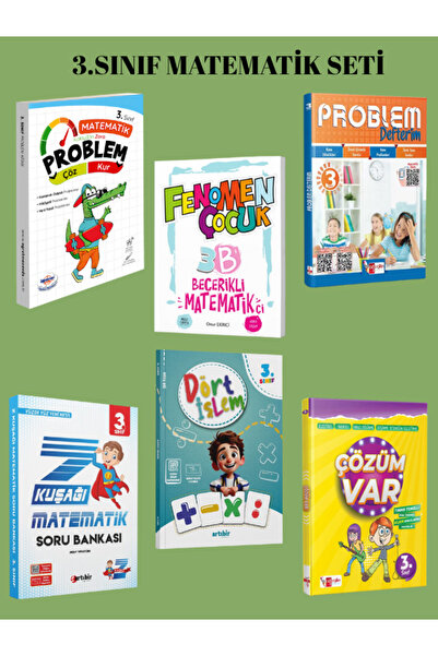 Artıbir Yayınları Artı bir yayınları 3.sınıflar matematik seti