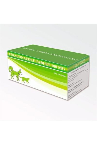 generic3 Itraconazole 100mg - systemic antifungal - treat fungal infections such as ringworm (10 tablets)