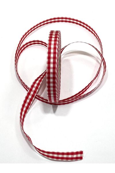 karantuhafiye Plaid Ribbon / 10 mm (1 cm) / 25 Meters
