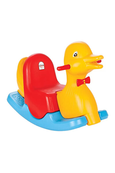 JollyMag Παιδική κουνιστή πολυθρόνα Pilsan Happy Duck κίτρινη