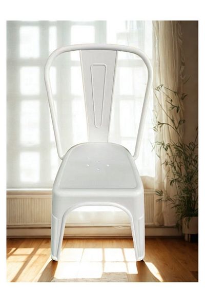 smart home Modern Fiber Single Chair with Sturdy Legs - 45x45x80 cm | Durable Seat for Offices, Dining Rooms