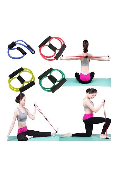 Tahtakale Dünyası Resistance Rubber Plates Yoga Fitness Gymnastic for Home for Home Male Resistance Rubber