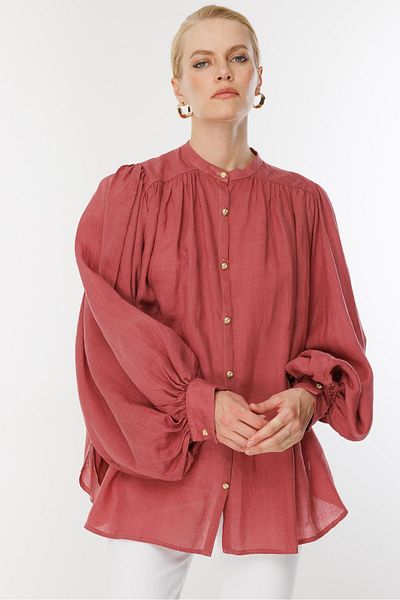 Ghisa تونيك كتان وردة مجففة