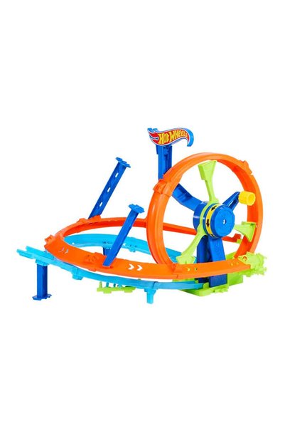 HOT WHEELS Stunt Tracks Rapid Launch Loop Play Set Jbx65