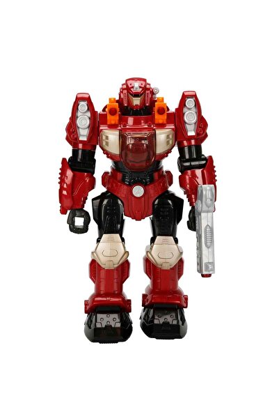 Sunman M.A.R.S. Turbotron Sesli ve Işıklı Yürüyen Robot 30 cm - Kırmızı