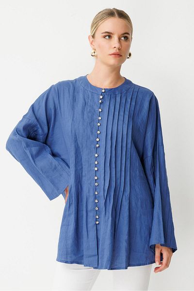 Ghisa تونيك كتان INDIGO