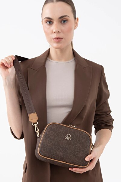 Benetton Camel Kadın Çapraz Çanta Bnt_1585-0010